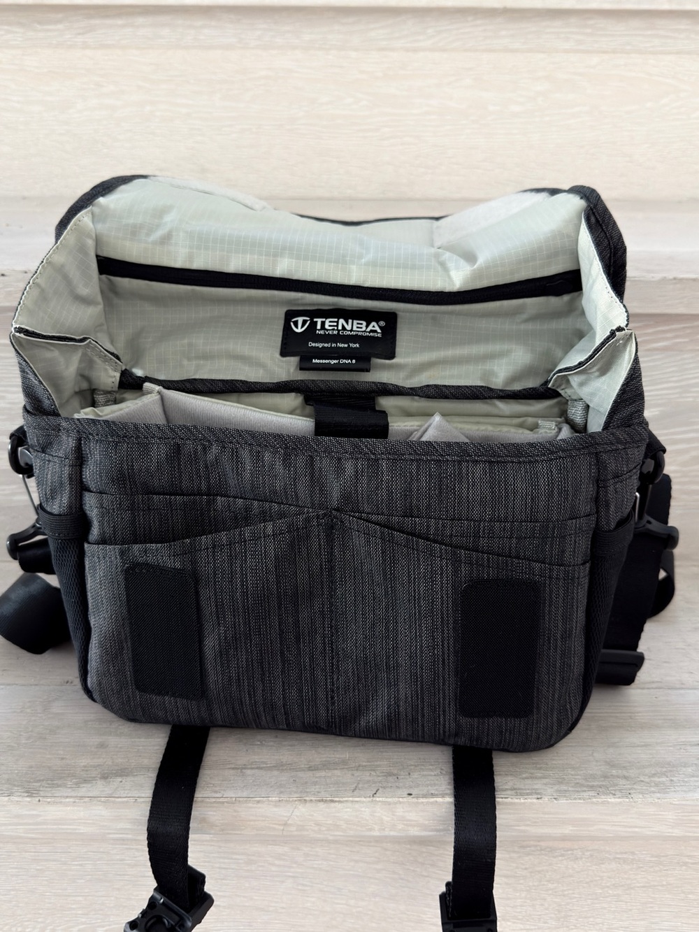 Black Tenba DNA 8 Messenger Bag